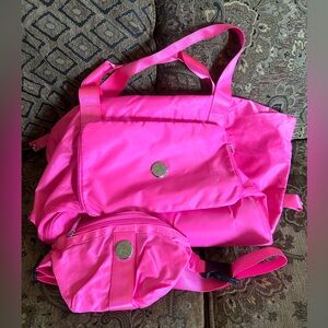 JOY MANGANO EXPANDABLE POP TOTE WITH BONUS BELT BAG